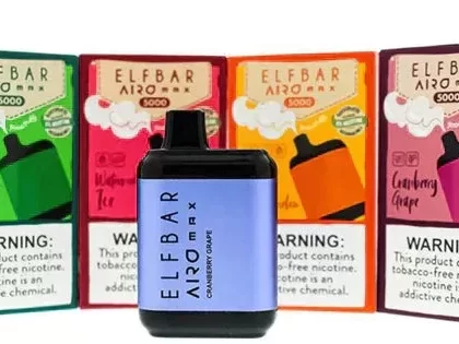 ELF BAR – Airo Max – 5000 Puffs – Bold 50 – Blue Lemon - Flavours#Blue Lemon