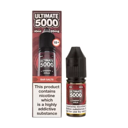 Cherry Cola Nic Salt E-Liquid by Ultimate 5000 Bar Salt - 5mg
