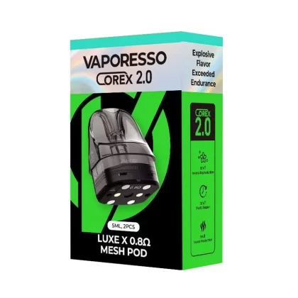 Vaporesso LUXE X Pods 2pk - 0.6ohm Mesh X2 - Vapeciga