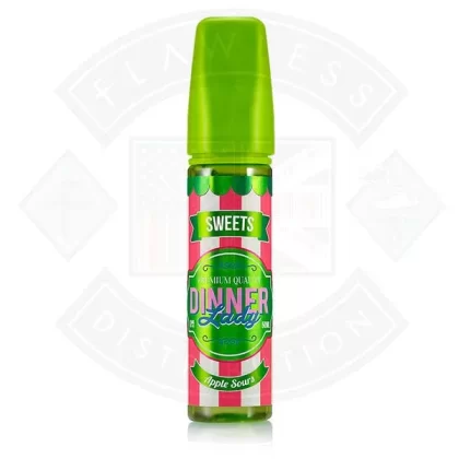 Dinner Lady Sweets Apple Sours 50ml 0mg Shortfill E-liquid