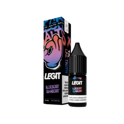 Liquid Legit Salt 20mg 10ml Blueberry Cranberry