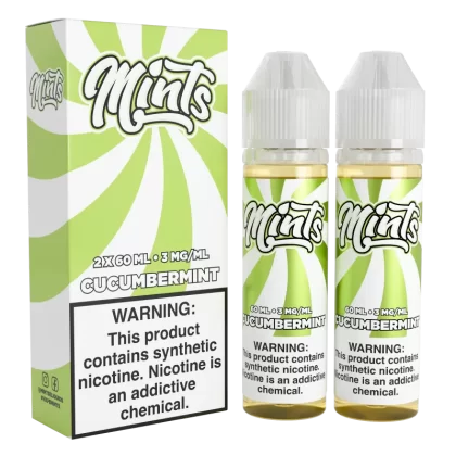 Mints Vape Co - Cucumbermint - 120ML E-Liquid (Twin 60ML Pack) - 6MG