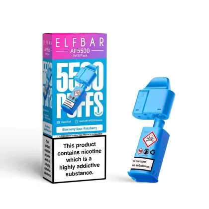 Elf Bar AF5500 Refill Pack Blueberry Sour Raspberry - Strength#20mg (F5253C)