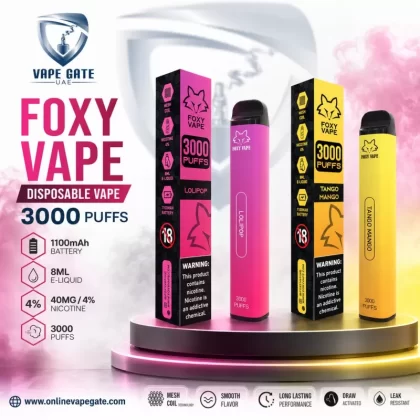 Foxy Vape Disposable Vape (3000 Puffs)