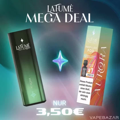 La Fume Aurora Mega Deal! Ein Pod + ein Gerät für nur 3,50€