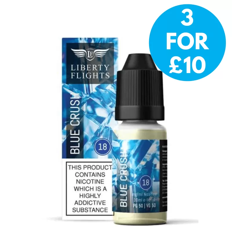 18mg Liberty Flights XO Freebase Nicotine E-liquid 10ml - Vape Co