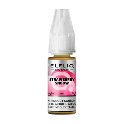 Strawberry Snoow Elfliq Nic Salt by Elfbar - 10ml - 20mg