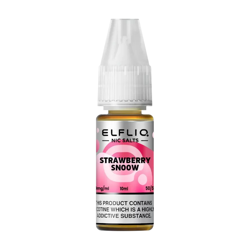 Strawberry Snoow Elfliq Nic Salt by Elfbar - 10ml - 20mg