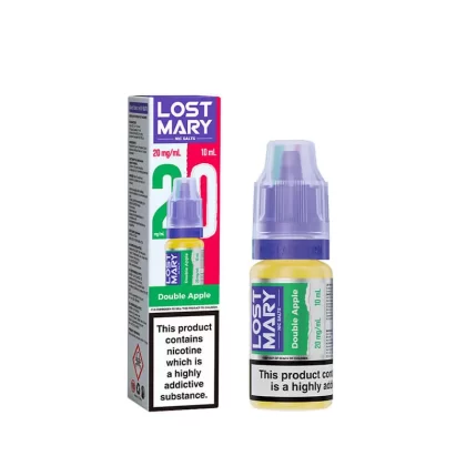 Lost Mary Double Apple 10ml Nic Salts E-Liquid - 10mg
