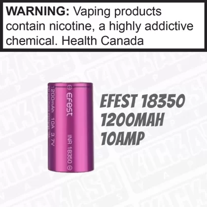 EFEST 18350 1200mah