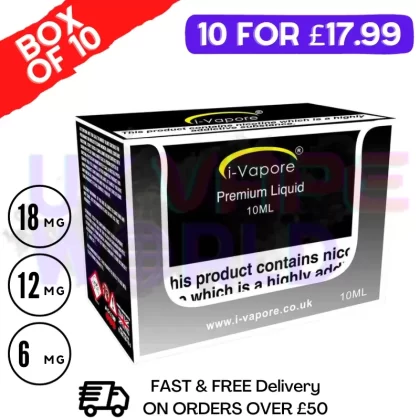 Mango i-Vapore E-Liquid 100ML Multi-Pack (10X10ML)