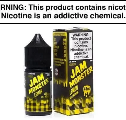LEMON JAM BY JAM MONSTER SALT NIC 30ML - Vapejuice