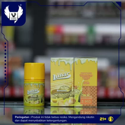 LUNAR ICE CREAM BANANA FREEBASE 60ML - Vape Product; Vape Product, Vape Product