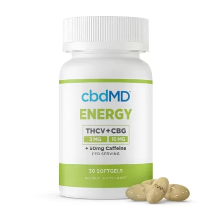 THCV + CBG Energy Softgels | 30 Counts