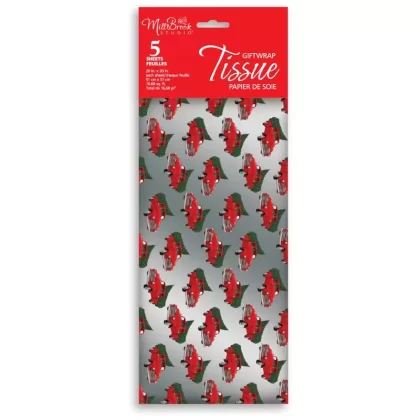 Metallic Holiday Tissue Paper, 5 Piece