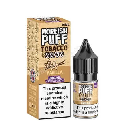 Vanilla E-Liquid by Moreish Puff Tobacco 50/50 - Vapestreams Co