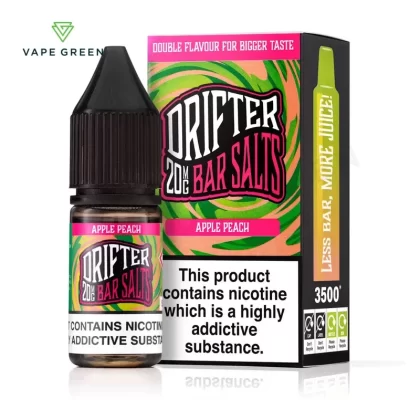 Apple Peach Nic Salt E-Liquid by Drifter Bar Salts - Eliquidsupply