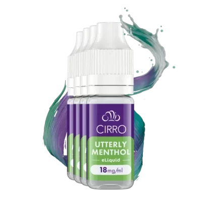 Cirro E-Liquid Utterly Menthol ( Crisp Mint ) – 50-50 pg-vg 18mg