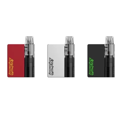 Uwell Caliburn & Ironfist L Pod System Kit - Color#Metallic Silver>Coral Red>Matte Black
