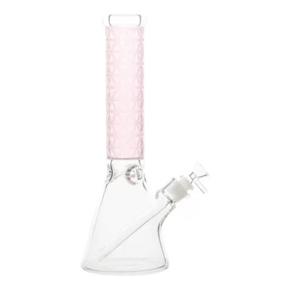 Pink Tangent Triangle Bong – 14in