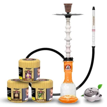 Starbuzz Wood Line Challenger – White with Orange Stripes