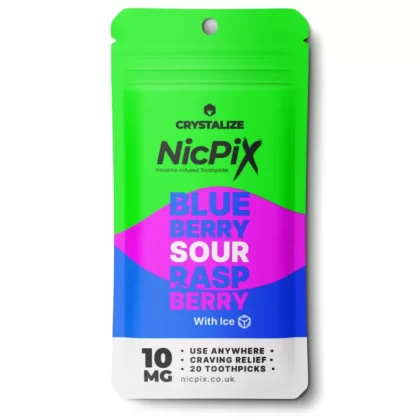 Blueberry Sour Raspberry Nicotine Toothpicks by NicPix - Ecigarettedirect Co