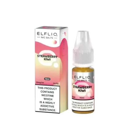 Strawberry Kiwi Elfliq Nic Salt Elf Liq E-Liquid 5mg, 10mg, 20mg – 5pks, 10pks & 20pks