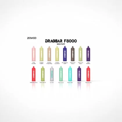 ZOVOO DRAGBAR F8000 ~8000 caladas 16mL 50mg - Fumotvapemexico