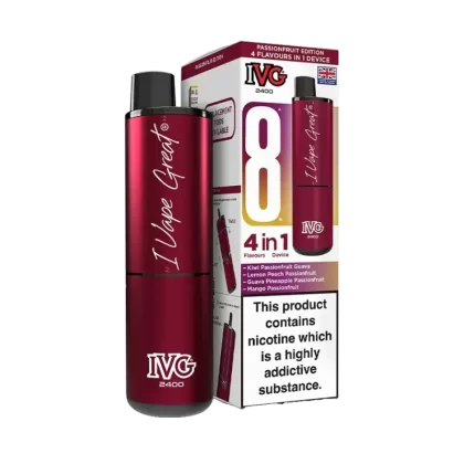IVG 2400 4-in-1 Passionfruit Edition Vape Kit