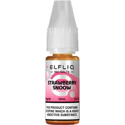 Strawberry Snoow By Elfbar Elfliq Nic Salt 10ml - 10mg