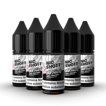 5 x 10ml 18mg Freebase Nicotine Shots