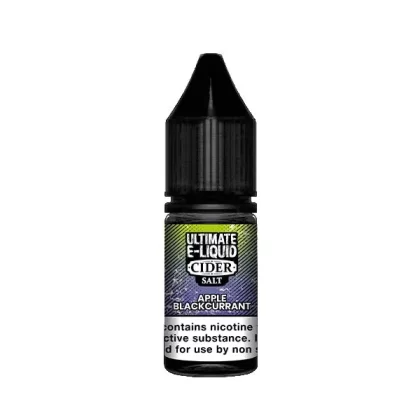 20 mg Ultimate E-Liquid Cider Nic Salts – 10 ml Flavour Collection