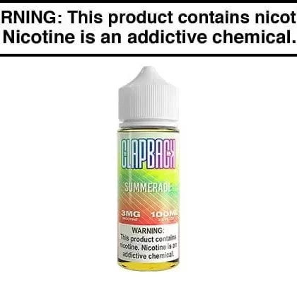 SUMMERADE BY CLAP BACK 100ML - Vapejuice