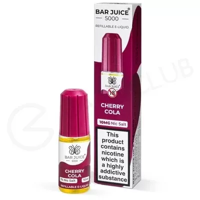 Cherry Cola Nic Salt E-Liquid by Bar Juice 5000 - Ecigpremium