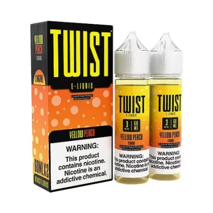 Twist E-Liquid Yellow Peach (Previously Peach Blossom Lemonade) 120ml Vape Juice - Vape Product, Vape Product