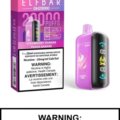 Strawberry Banana Elf Bar GH20000 Disposable Vape