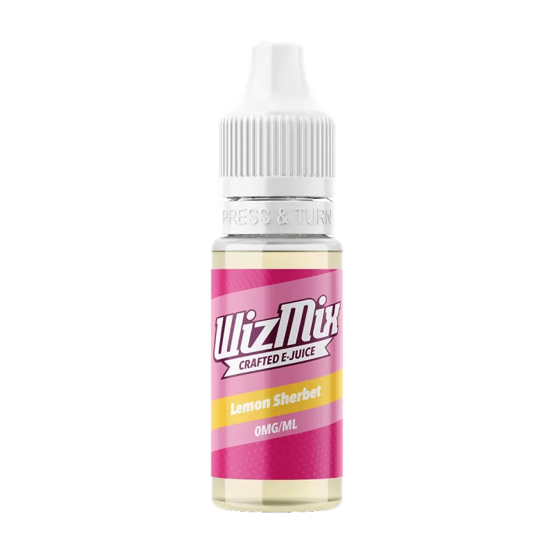 WizMix Lemon Sherbet - 10ml - 12mg - Vape Product (42BCF4)