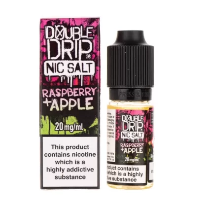 Raspberry Apple Nic Salt E-Liquid by Double Drip - 20mg