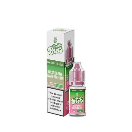 Ohm Brew Double Brew Raspberry Watermelon 10ml Nic Salt E-Liquid - 20mg