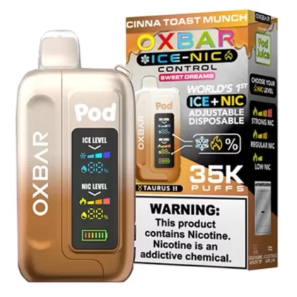 Cinna Toast Munch – Pod Juice X Oxbar Ice-Nic 35K