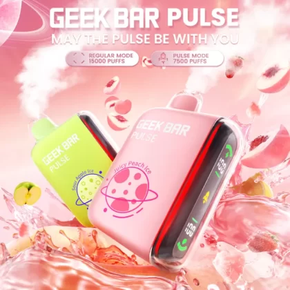 Geek Bar Pulse 15K Disposable Device - 15000 Puffs - Black Cherry (Zodiac Edition)