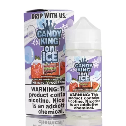 ICE Strawberry Watermelon Bubblegum – Candy King On Ice – 100mL