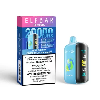 Elf Bar GH20000 Disposable Vape – 20K Puffs – Blue Razz Ice
