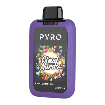 Watermelon/Berry CLOUD NURDZ X PYRO Duo - Consumer; Vape Product; 5 Pack, Single