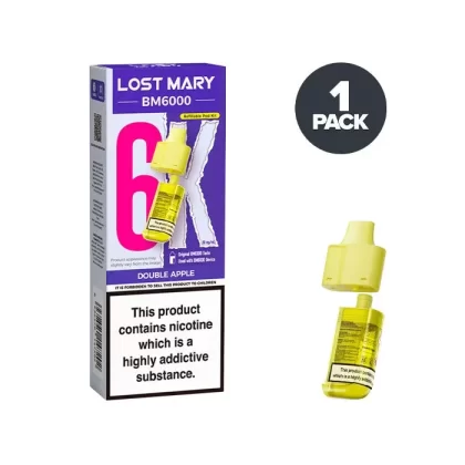 Double Apple Lost Mary BM6000 Refill Pack - Ecigdepot