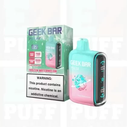 Watermelon – Frozen Edition: Geek Bar Pulse – 15K Puff Disposable Vape