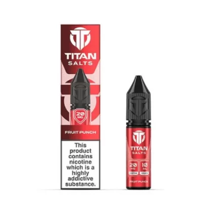 Titan Salt Fruit Punch Nic Salt E Liquid - Strength#10mg>20mg