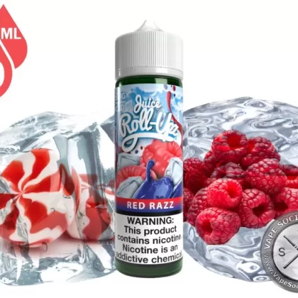 Red Razz Ice by Juice Roll Upz 60ml