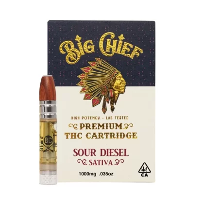 THC Vape Cartridge – Big Chief THC Carts 1gram 90%THC - Shopthcvapes