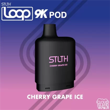 STLTH LOOP 9K Pod Pack – Cherry Grape Ice